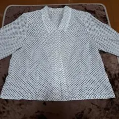 襟付きブラウス 長袖