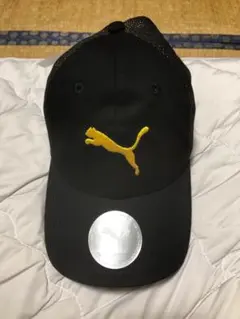 PUMA FTBLNXT キャップ ブラック イエロー