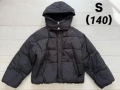 Lovetoxic フード付き中綿ジャケット S（140） ブラック