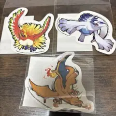 レジェンドリサーチシール4枚セット ピカチュウ ホウオウ レシラム