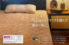 シャルレ　あったか敷パッドシングル2枚