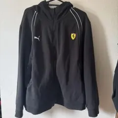 Puma フェラーリロゴ ブラックパーカー
