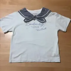 mezzo piano S セーラー襟 Tシャツ