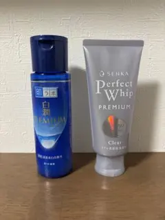 白潤プレミアム化粧水&パーフェクトホイッププレミアムのサムネイル