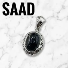SAAD 목걸이 탑 아라베스크 천연석 925 실버