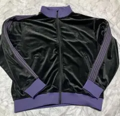 ちゃむ様用　SUGGESTION サジェッションベルベット黒紫ジャージ Mサイズ