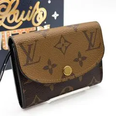 ルイヴィトン VUITTON モノグラム ポルトモネ ロザリ リバース 財布
