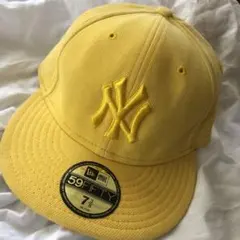 NEW ERA キャップ ニューエラ ベースボールキャップ　イエロー
