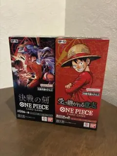 新品未開封 ワンピースカードゲーム 受け継がれる意志 決戦の刻 2BOX