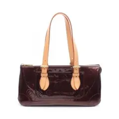 【極美品‼️】箱付きルイ・ヴィトン モノグラムヴェルニ アマラント ハンドバッグ