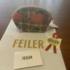 【新品未使用・完売品】FEILERポーチ　　Lサイズ フェイラー パンジー ハンカチポーチ 完売品 - メルカリ