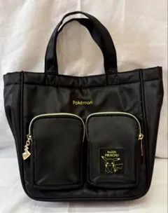 Pokémon ピカチュウ トートバッグ ブラック