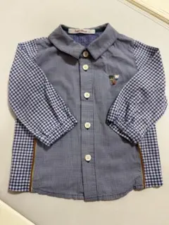 familiar チェック柄シャツ 80