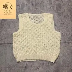 新品 SEMI COUTURE 刺繍ニットベスト ホワイト サイズM*KD242 新品 SEMI COUTURE 刺繍ニットベスト ホワイト サイズM*KD242 - メルカリ