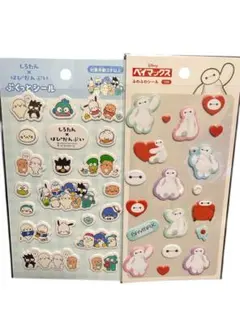 新品未使用　はぴだんぶい　ぷくっとシール　ベイマックス　ふわふわシール