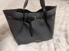 MICHAEL KORS トートバッグ グレー/ブラック　CE-2308
