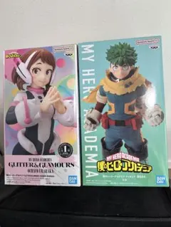 僕のヒーローアカデミア　フィギュア　緑谷出久　麗日お茶子