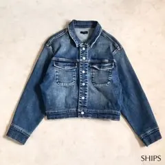 SHIPS＊スーパーストレッチバックタックデニムジャケットのサムネイル