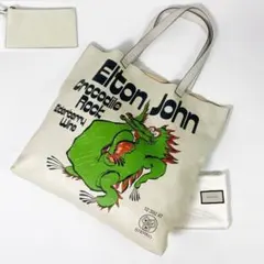 希少極美品！グッチ✖エルトン・ジョンコラボ クロコダイルロックラージトートバッグ