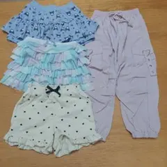 キッズ服 120 女の子 4点セット ショーパン3点あまりはいていません