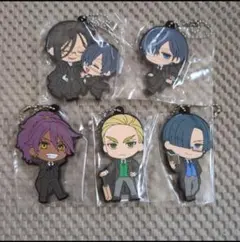 ④ 黒執事 カプセルラバーマスコット セバスチャン シエル ローレンス 他