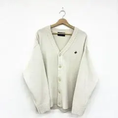 ☆BEVERLY HILLS POLO CLUB カーディガン L アイボリー