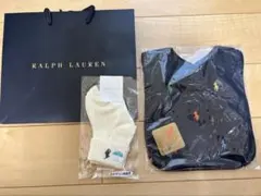 新品未開封　ラルフローレン　ベビー　スタイ　ネイビー　ソックス