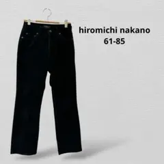 hiromichi nakanoヒロミチナカノ コーデュロイ ストレートパンツ黒