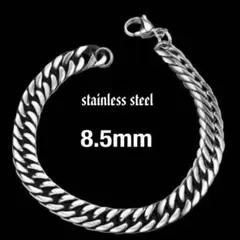 ダブル喜平チェーン サージカルステンレス ブレスレット 8.5mm