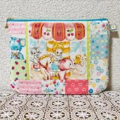 ＊ハローベイビー＊パネル ポーチ 20cmファスナーポーチ
