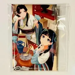 壬氏&猫猫①　カフェ描き下ろしイラスト　スクエア缶バッジ　原作小説カフェ