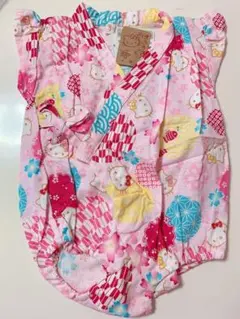 キティちゃん♡甚平ロンパース80cm
