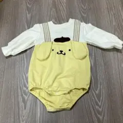 ポムポムプリン　バースデイ　ロンパース 80cm