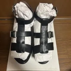 美品！KISCO キスコ 2ベルト付ウェッジサンダル ブラック 23.5㎝のサムネイル