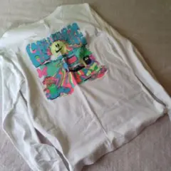 Nike ナイキ The Nike Tee バックプリント ネオン ロンT М