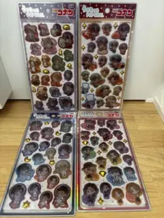 うるちゅるPOPシール　名探偵コナン　4枚セット