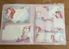 アリエル・ラプンツェル 付箋メモ帳セット