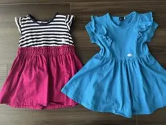 【BeBe】90cm ワンピース 2枚セット