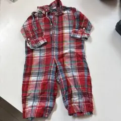 Ralph Lauren チェック柄ロンパース 80