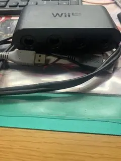 ニンテンドー純正 WiiU ゲームキューブコントローラー 接続タップ　ジャンク品