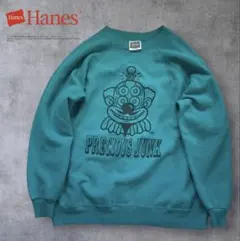 極美品 Hanes XL USA製 PRECIOUS JUNK ピエロスウェット