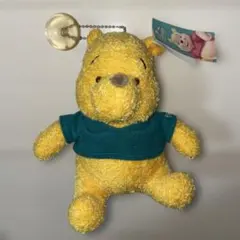 くまのプーさん ぬいぐるみ ボールチェーン,吸盤付き