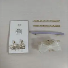 LAKOLE ヘアアクセサリー4点セット イヤリング