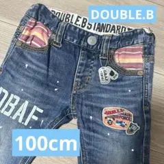 DOUBLE.B デニムパンツ 100cm