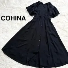 COHINA コヒナ 2025ss シャドーフラワーマチフレアワンピース - メルカリ