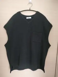 WEGO ブラック Vネック ベスト M