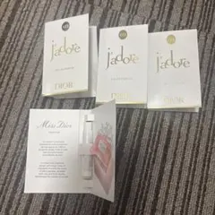 Dior J'adore & Miss Dior 香水サンプルセット4ml