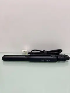 サロニア ストレートヘアアイロン 15mm ブラック SL-004S
