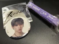 INI XQUARE 許豊凡 缶バッチ ラバーバンド