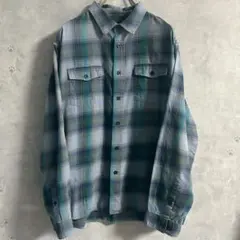patagonia パタゴニア　シャドーチェックシャツ　オンブレ　L patagonia - 美品 90's Patagonia パタゴニア オンブレ シャドー